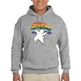 thumbnail image 1 of Live With Pride Polar Bear. Hoodie Men -Smartprints Designs, Male Small, 1 of 4