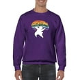 thumbnail image 1 of Live With Pride Polar Bear. Sweatshirt Men -Smartprints Designs, Male 5X-Large, 1 of 4