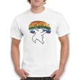 thumbnail image 1 of Live With Pride Polar Bear T-Shirt Men -Smartprints Designs, Male Medium, 1 of 4