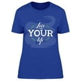 thumbnail image 1 of Live Your Life Brush Stroke Leaf T-Shirt Women -Image by Shutterstock, Female XX-Large, 1 of 2
