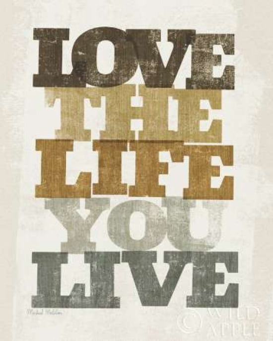 Live and Love II Canvas Art - Michael Mullan (24 x 30)