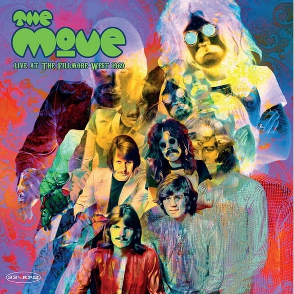 The Move Live at the Fillmore West 1969 (Vinyl Record) 10" Single Coloured Vinyl