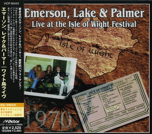 Live at the Isle Wight Festival 1970 EMERSON LAKE & PALMER (CD