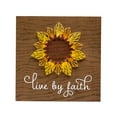 thumbnail image 1 of Live by Faith Sunflower String Art Craft, 1 of 1