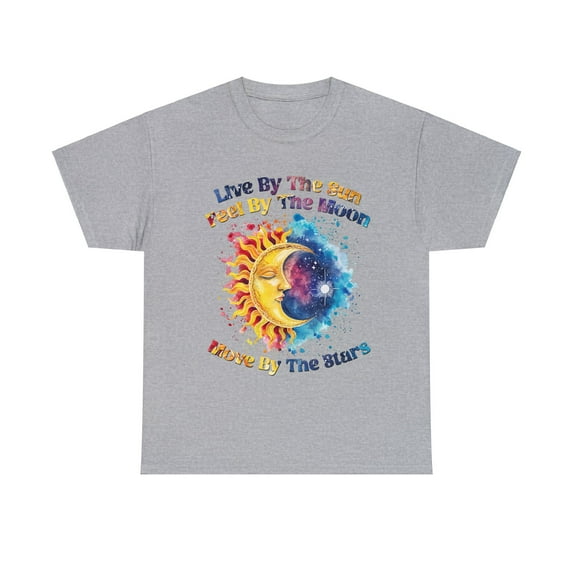 Live by the sun feel by the moon love by stars Hippie Shirt ID-0223-EBAC