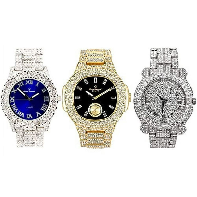 Walmart iced out watches top