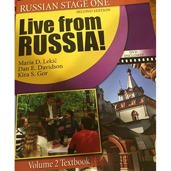Pre-Owned Live from Russia! Volume 2 Textbook (Russian Stage One) (Paperback) 1465272615 9781465272614