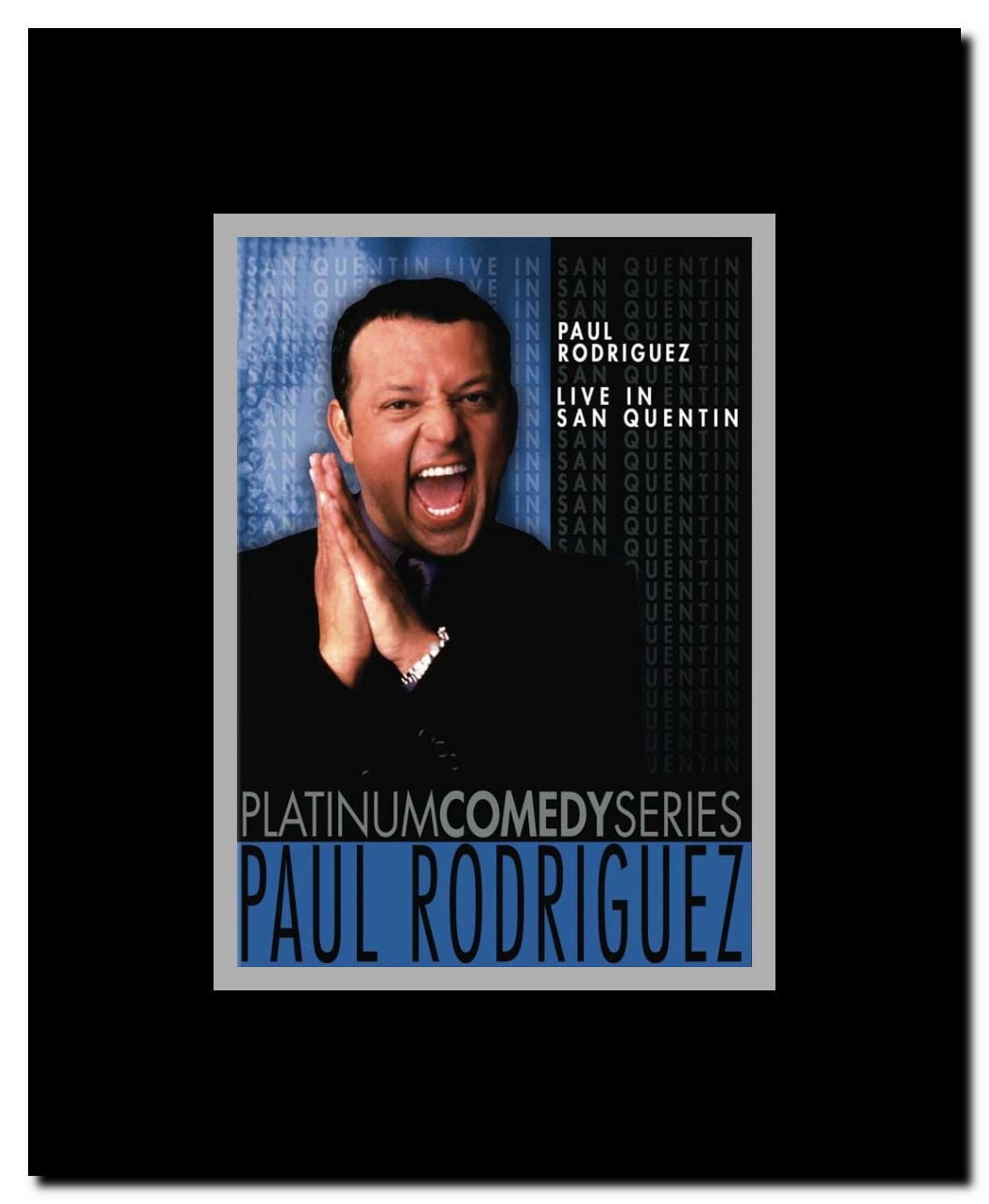 Live in San Quentin Paul Rodriguez Framed Movie Poster