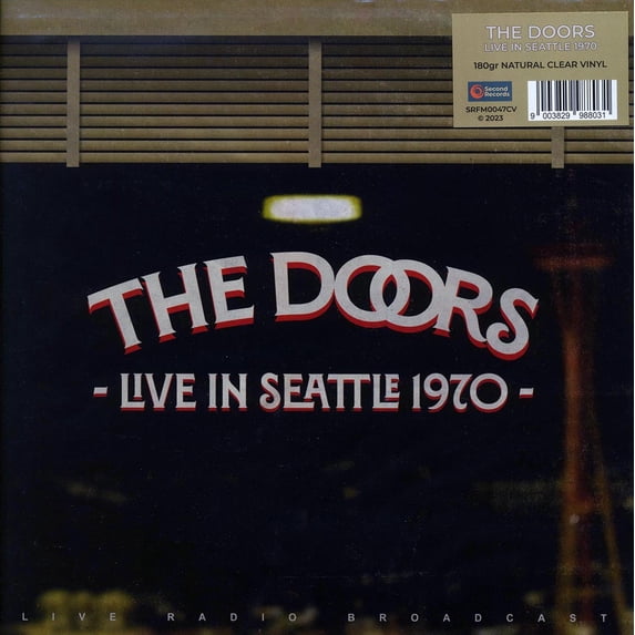The Doors Live in Seattle 1970 (Vinyl Record) 12" Album (Clear vinyl)