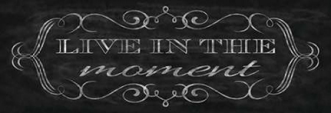 Live in the Moment Canvas Art - N Harbick (8 x 24)