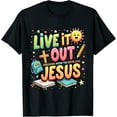 thumbnail image 1 of Live it Out Bible School VBS 2025 Christian Camp T-Shirt, 1 of 5
