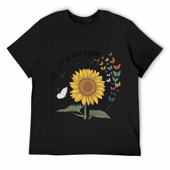Live life in full bloom 51St Birthday Women Girl Lips T-Shirt