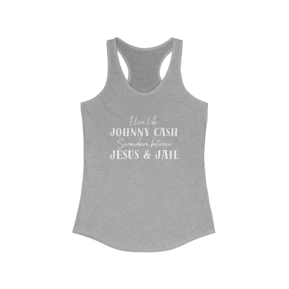 Live like Johnny Women's Ideal Racerback Tank