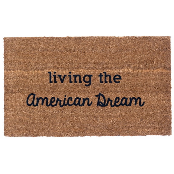 Live the American Dream Design Coco Doormats by Coco Mats N More - 18" x 30" x 1 Inch Thick