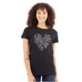 thumbnail image 1 of Live the Life You Love Positive Quote Womens Slim Fit Graphic Tee Brisco Brands S, 1 of 3