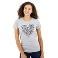 thumbnail image 1 of Live the Life You Love Positive Quote Womens Slim Fit Graphic Tee Brisco Brands S, 1 of 3
