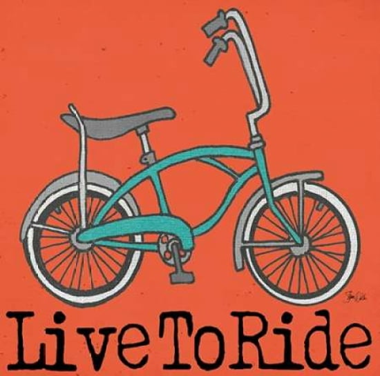 Live to Ride Canvas Art - Shanni Welsh (24 x 24)