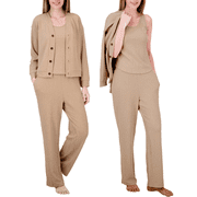 Live2Lounge Womens 3-piece Lounge Set Tan Large