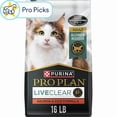 thumbnail image 1 of Purina Pro Plan LiveClear Cat Allergen Reducing with Salmon and Rice Adult Dry Cat Food 16 lbs., 1 of 2