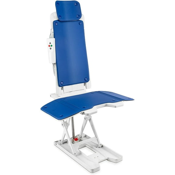 LiveFine Bath Tub Seat with 50° Reclining Support & Bath Lift