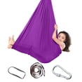 thumbnail image 1 of LiveGo Indoor Therapy Swing for Kids with Special Needs, Adjustable Snuggle Cuddle Hammock Lycra Swings for Children with Autism, ADHD, Aspergers, Sensory Integration, Hardware Included, 1 of 9