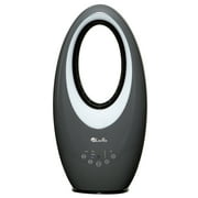 LivePure Bladeless Oscillating Fan w/Filter and Aroma Tray. 3-Speed Adjustment, Touch Control, Quiet Cooling, Stand Up Fan for Bedroom, Office, Kitchen, Graphite