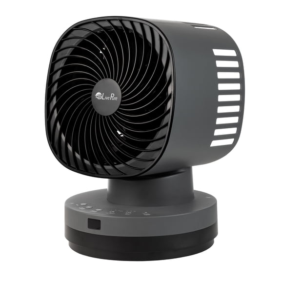 LivePure LP1200FAN Orbital Oscillating Fan, Grey