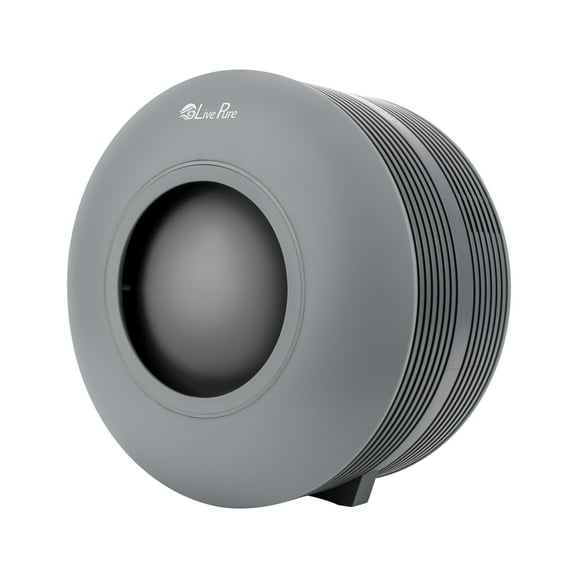 LivePure LP150THP Capri Series True HEPA Tabletop Air Purifier, Graphite