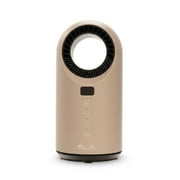 LivePure LP2200 Turbine Vortex Auto-Duster Ceramic Heater – 1500W, Remote Control, 12-Hour Timer Digital Thermostat, 60° Oscillation, Indoor Space Heater for Home, Bedroom & Office, Taupe