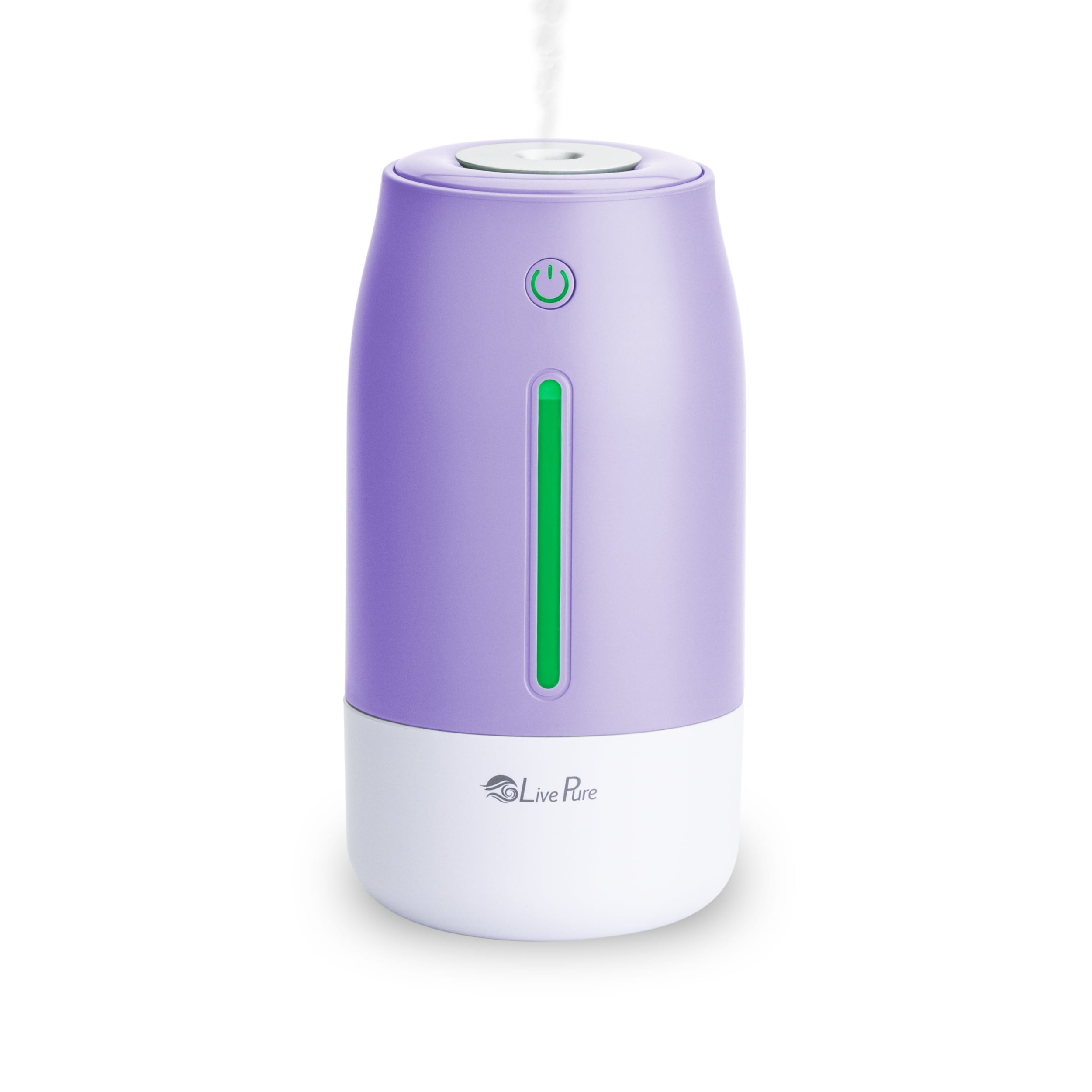 LivePure LP250 Aqua Glo Portable Cool Mist Humidifier. Lavender