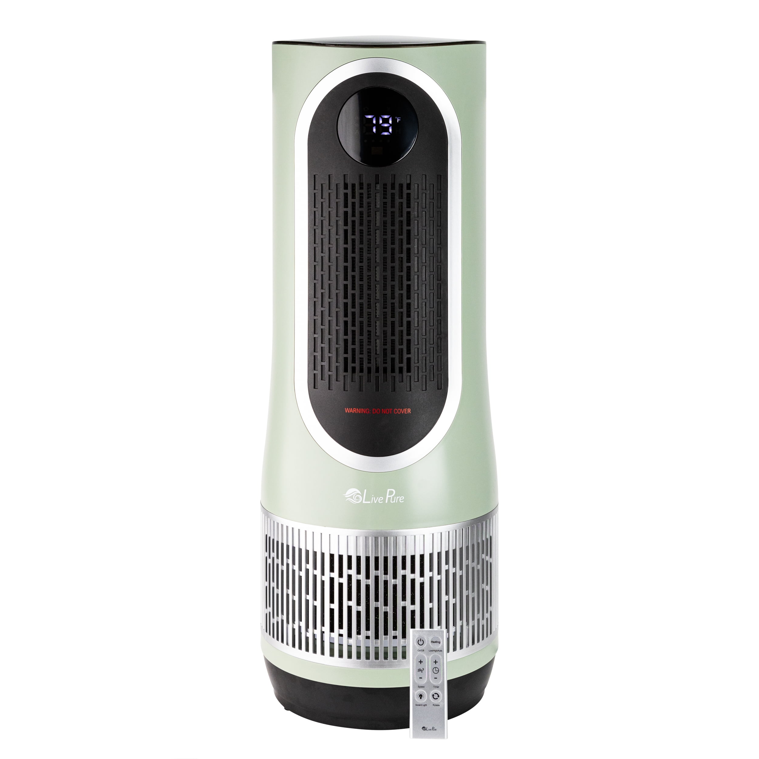 LivePure 3 in 1 Clean Heat Air Purifier/Fan & Heater. Sage