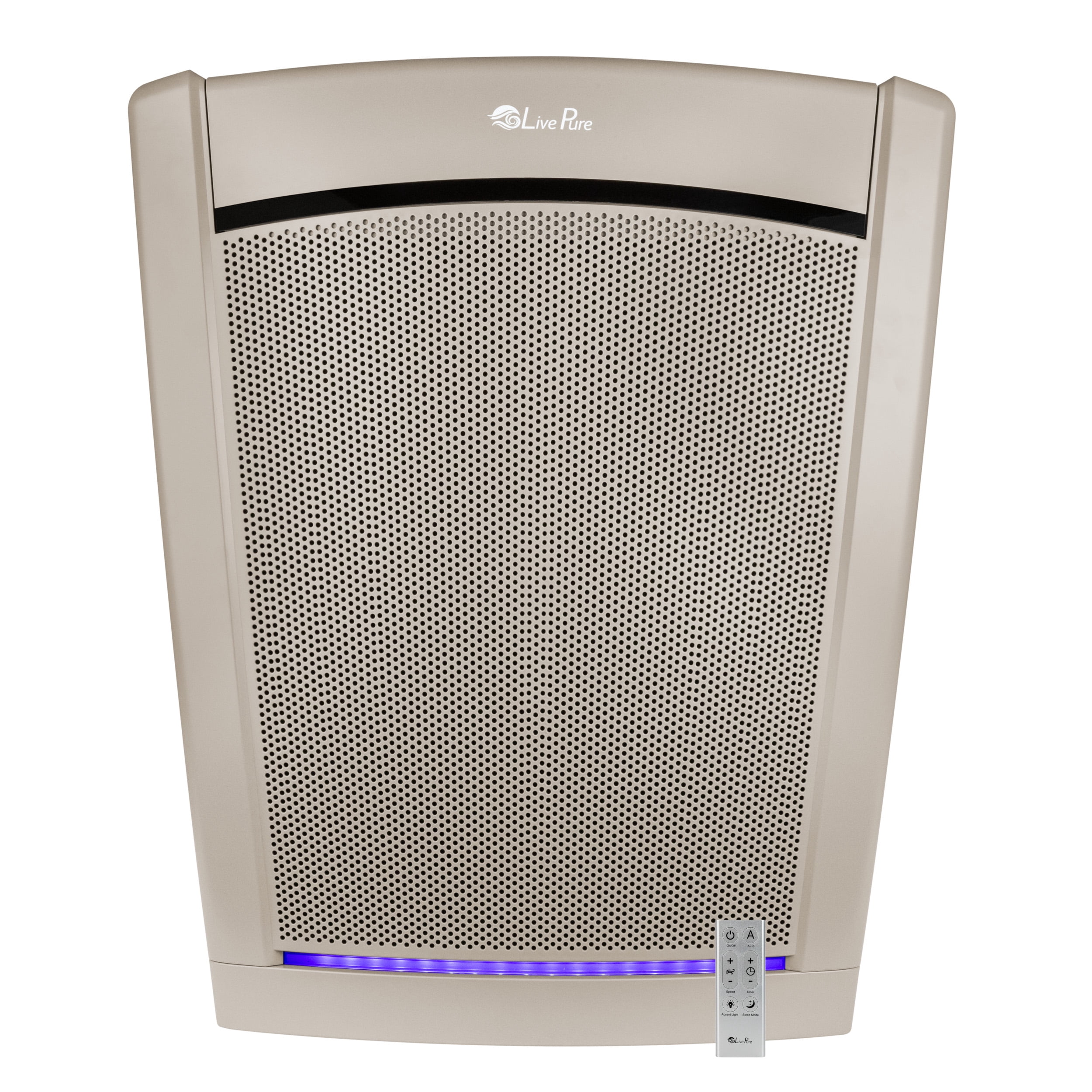 LivePure LP560THP Bali Series True HEPA Air Purifier with Air Quality Sensing System, Taupe