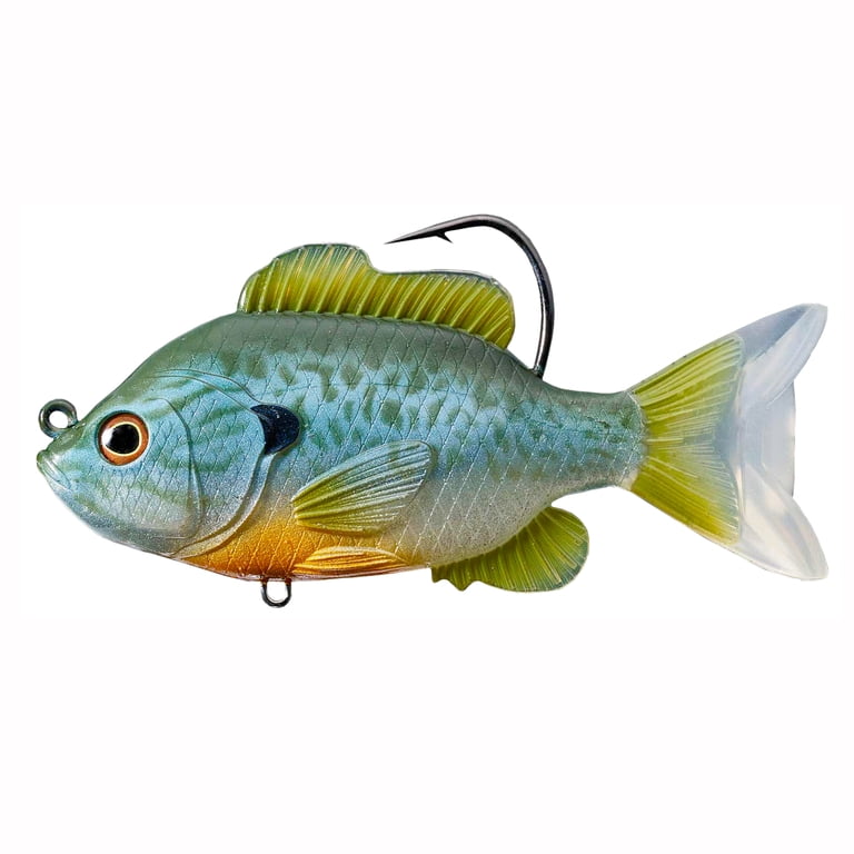 fake lure sun fish Lunkerhunt Prop Sunfish Blue Gill This system has a more subtle action than a double prop system LIVETARGET Swimbait Sunfish 3 1/2":