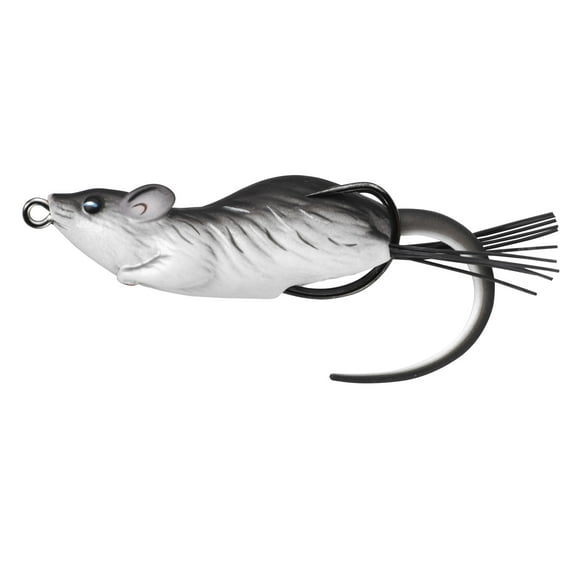 LiveTarget MHB90T403 Mouse Hollow Body Topwater Lure, 3 1/2", 4/0