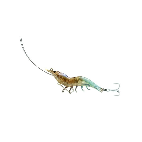 LiveTarget SSH90SK912 Shrimp Hybrid Bait White Shrimp #8/#6 Fishing Lure