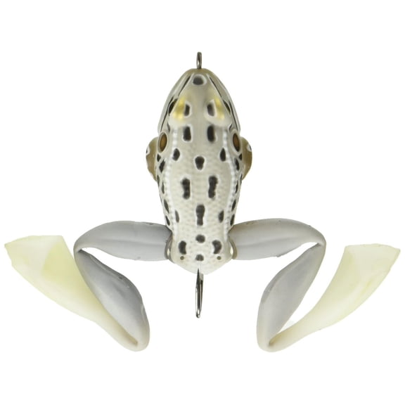 LiveTarget The Ultimate Frog Stride Bait 2 1/2", 1 Oz, Albino/Wht