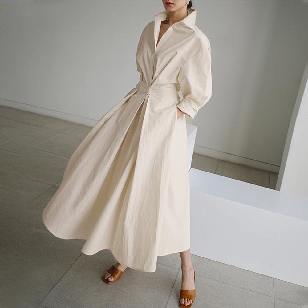 Sleeveless long dress casual women's waist zipper letter dress main image 1