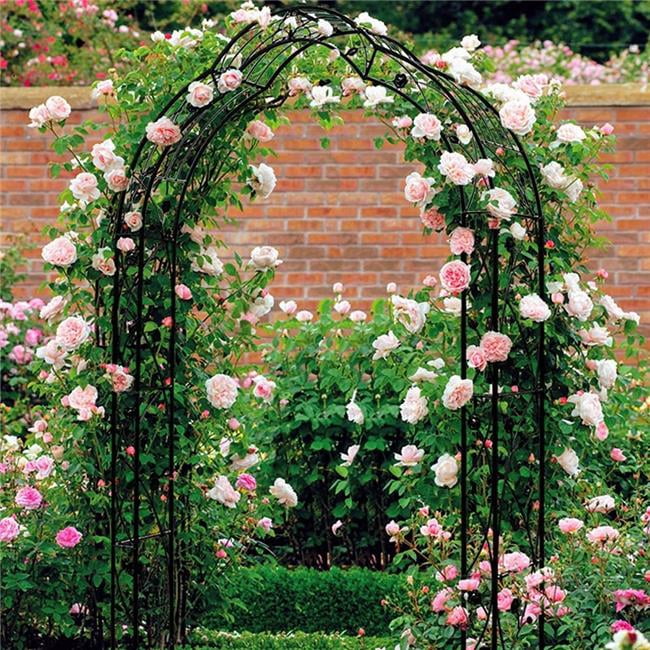 Liveditor QWE-LGWQ00436 Metal Garden Arch Garden Arbor Trellis Climbing ...
