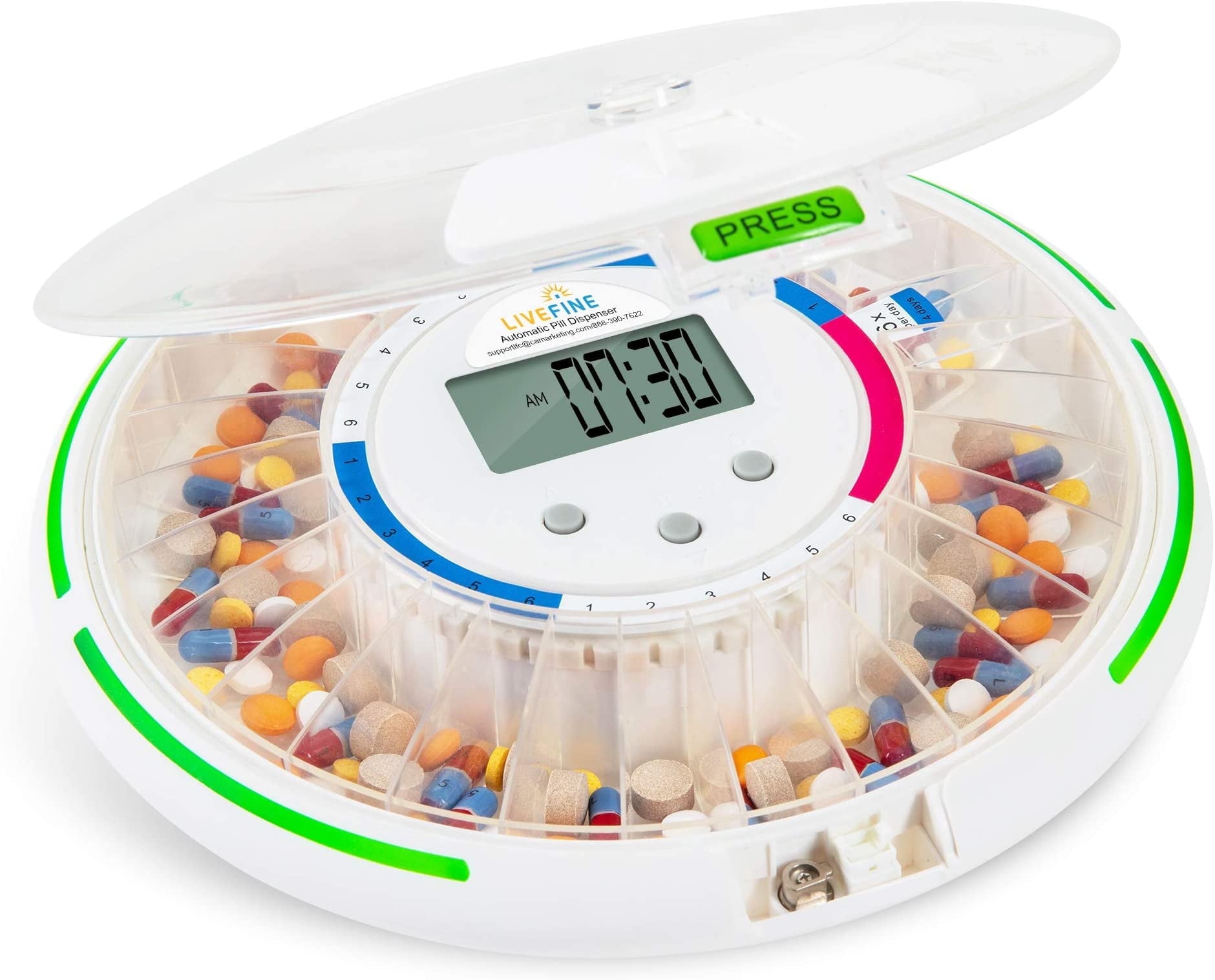 Livefine Automatic Electronic Medication Pill Organizer