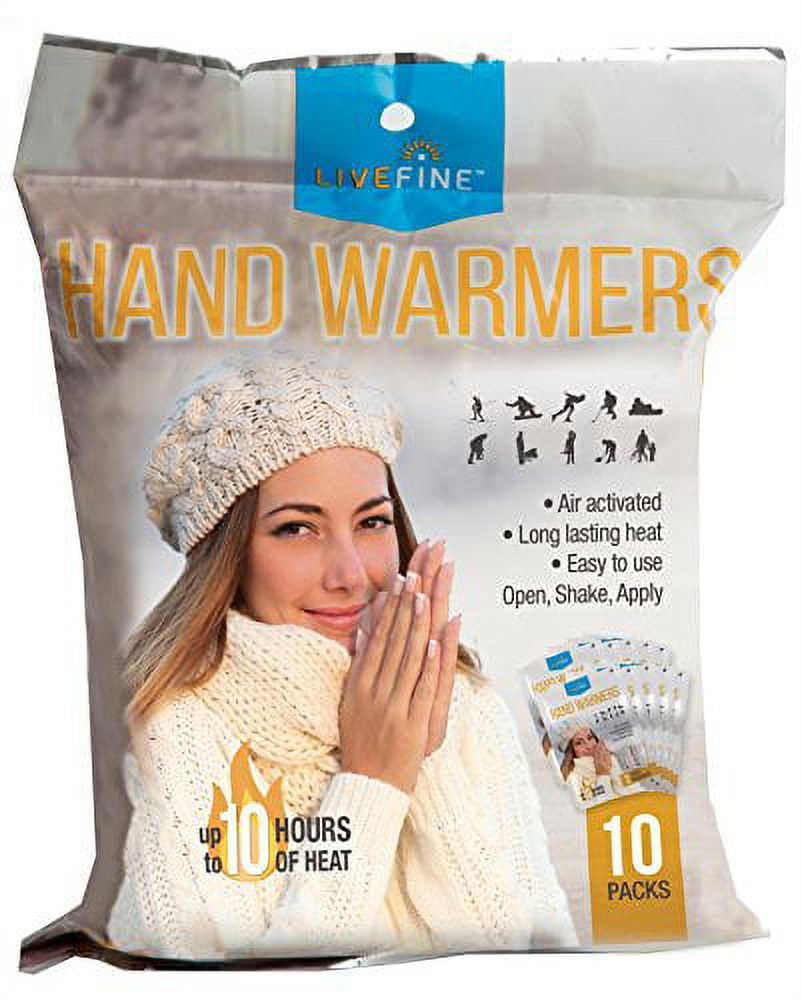 Livefine Hand Warmers â€“ LongLasting Air Activated Heat Packs â€“ Up