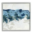thumbnail image 1 of Lively Coastal Tide Abstraction Chaotic Wave Shapes Abstract Framed Art Print Wall Art, 17x17, 1 of 7