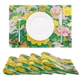 thumbnail image 1 of Lively Flower Garden Reversible Placemat Non Slip Coffee Mat 18x12 Inch for Dining, Kitchen, Coffee, 1 of 9