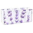 thumbnail image 1 of Lively Lavender Acrylic Pencil Holder Cup 4 Compartments Clear Pen Organizer Makeup Brush Holder Storage for Office Desktop Dorm, 1 of 5