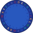 thumbnail image 1 of Joy Carpets Kid Essentials Lively Letters 13'2" Round Area Rug in Color Multi, 1 of 1