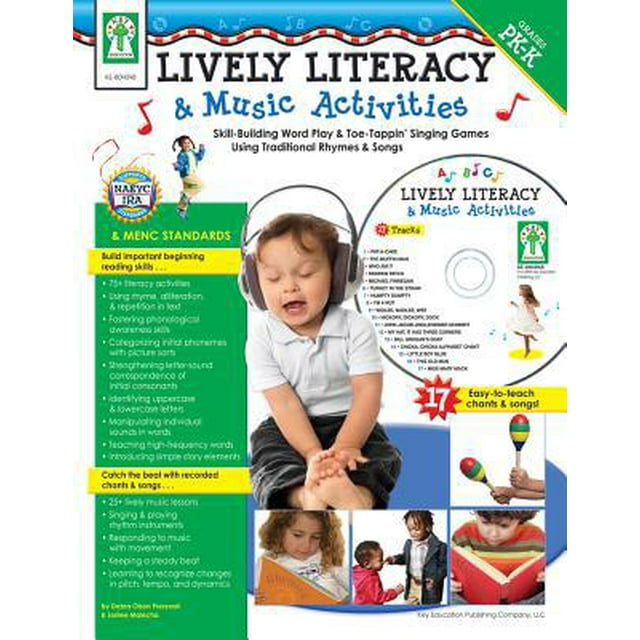 PreOwned Lively Literacy & Music Activities, Grades Pk K Skill