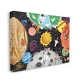 thumbnail image 1 of Stupell Industries Lively Outer Space Planets Astronauts on Moon,36 x 48,Designed by Arrolynn Weiderhold, 1 of 6