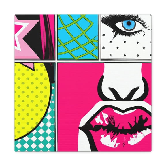 Lively Retro Celebration - Canvas