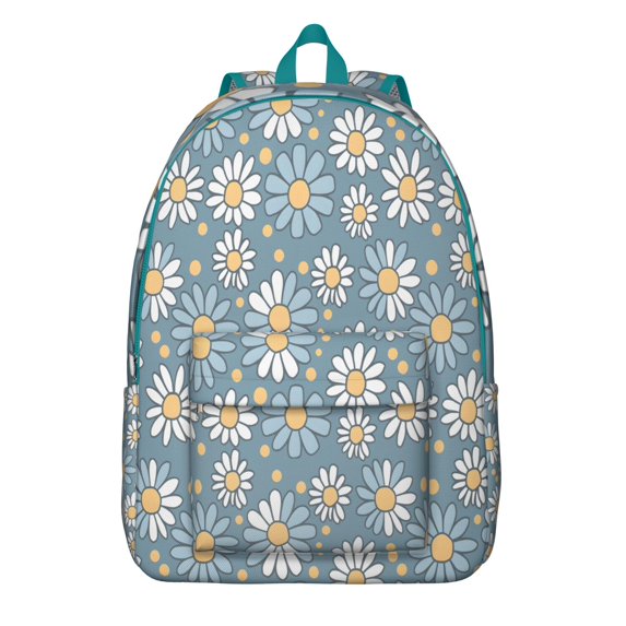 Lively Sunflower Design Backpack with Secure Laptop Storage, Practical Bookbag for Daily Academic Use, Stylish Yet Functional, Motivational Gift