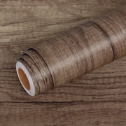 Livelynine Wood Contact Paper 200" x 36" Dark Peel and Stick Countertops Wood Wallpaper Peel and Stick Table Top Covers Kitchen Counters Vanity Desk Wood Countertops Contact Paper