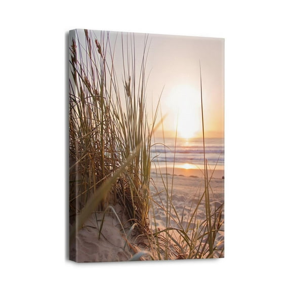 Liven Up Your Space with Small Beach Scene Wall Art 12X16 Inch Coastal Wall Decor Perfect for Bathroom, Bedroom, Office, & Kitchen Wall Decorations.